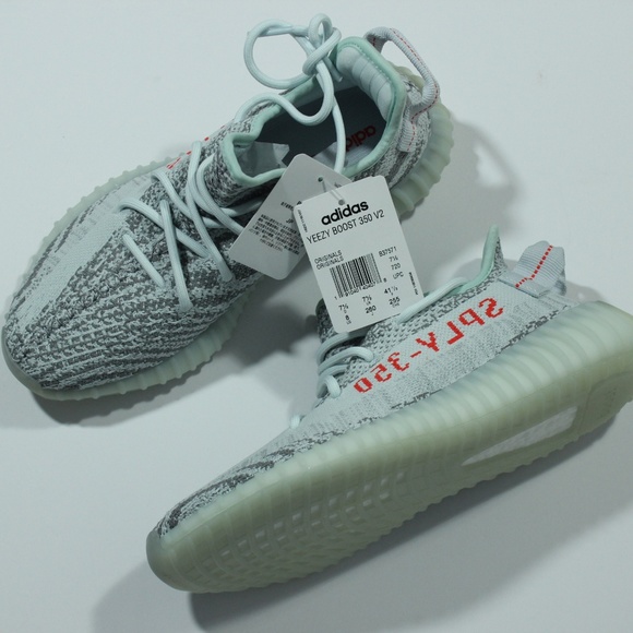 Review On StockX Unboxing Shoes Yeezy Blue Tint 350